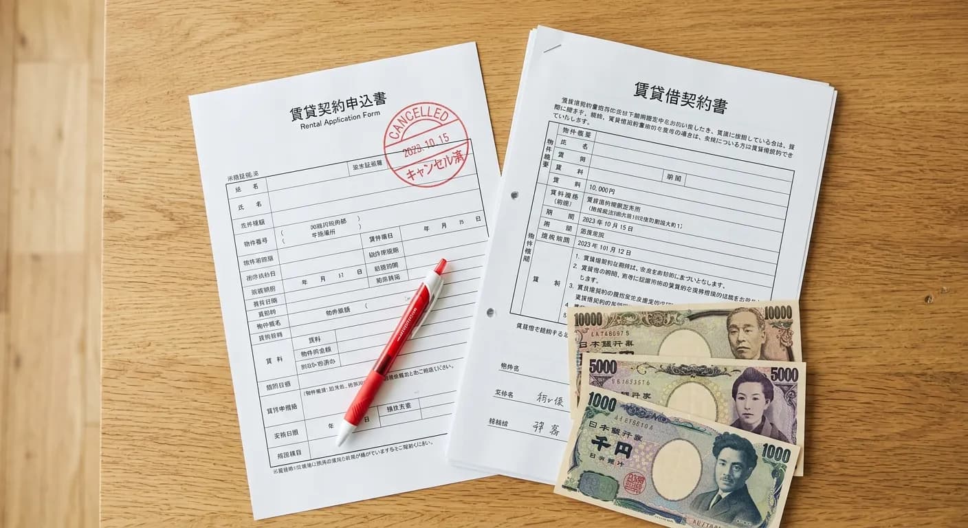 賃貸の申し込みはキャンセルできる?契約前後のタイミング・費用・断り方を解説